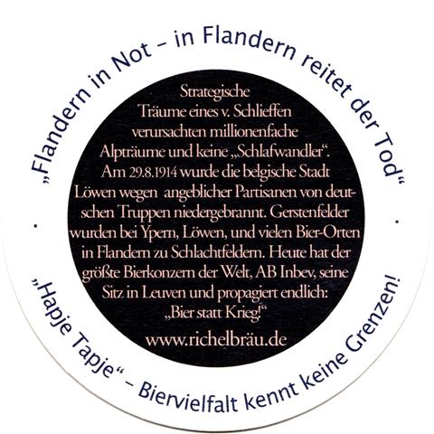 münchen m-by richel krieg 14b (rund200-flandern in not) 